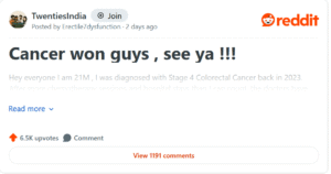 Cancer Won, My Friends