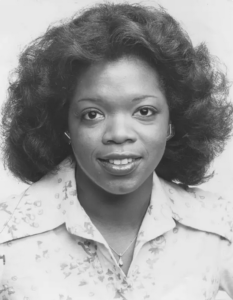 Oprah Winfrey at age 24 in 1978