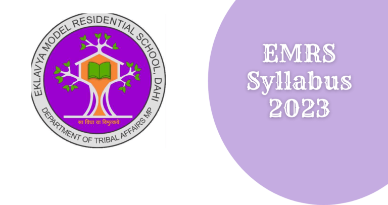 EMRS Syllabus 2023 and Exam Pattern for PGT, TGT, Principal, Non Teaching Posts_30.1