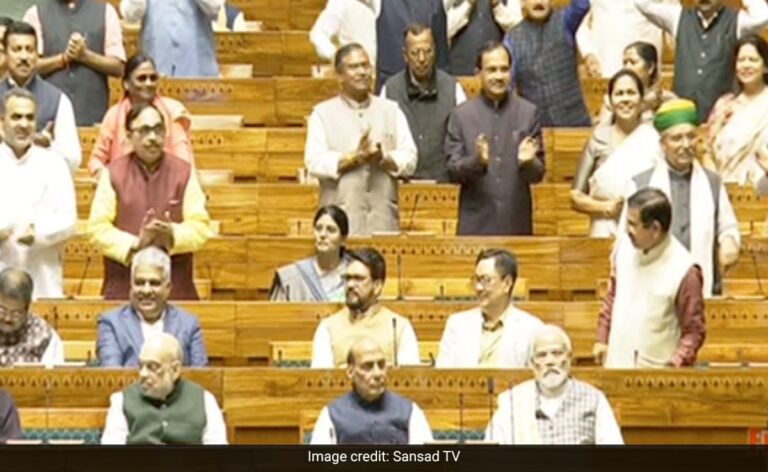 Watch: Chants Of “Teesri Bar Modi Sarkar” Echoes In Parliament