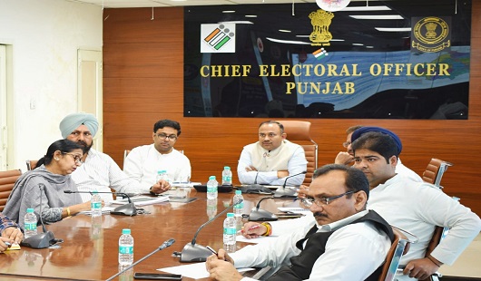 Punjab CEO Holds Meeting with Political Parties; apprises about key election process