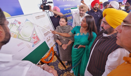 Punjab CM Lays Foundation Stone Of C-Pyte Centre At Kheri