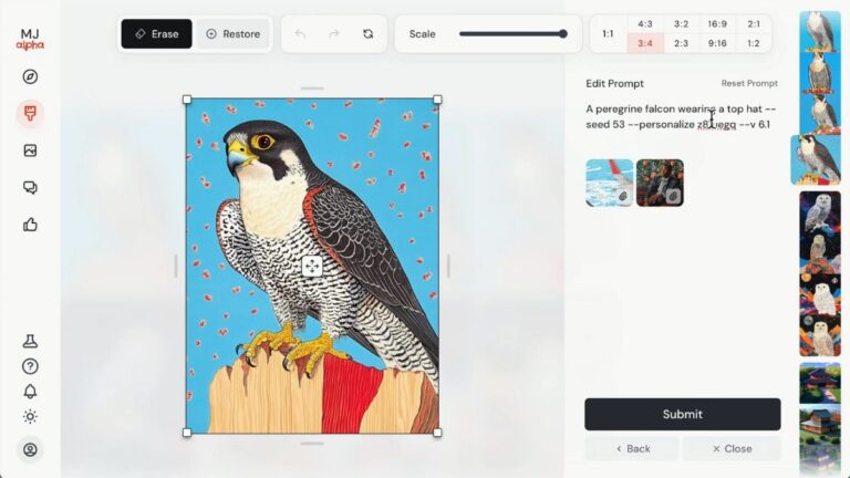 Midjourney’s Web Editor Now Lets You Edit Your AI-Generated Images