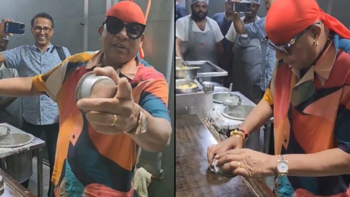 Watch: Drummer Sivamani Makes Music Out Of Dosa Station And Chutney Cups At Vidyarthi Bhavan Restaurant