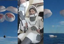 Welcome back to Earth, Sunita Williams… Spacecraft lands in the Gulf of Mexico! Welcome back to Earth, Sunita Williams