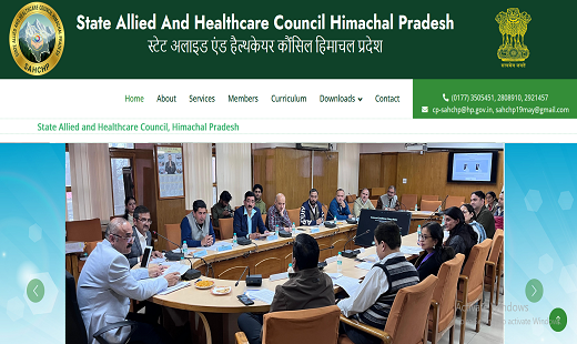 Himachal State Allied and Health Care Council Gets a New Website Himachal State Allied and Health Care Council Gets a New Website